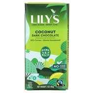 Lily s Sweets, Dark Chocolate, Coconut, 3 oz (85 g)