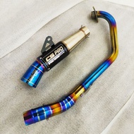 Spot Goods♣◕Big Tip CS Pro Exhaust Pipe 51mm for motorcycle raider 150 Carb /fi TMX 155/125 Open Spe