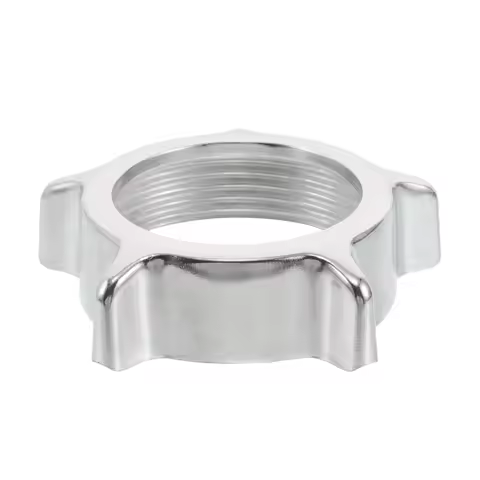 Meat Grinder Lock Ring Stainless Steel 6Cm Thread Diameter Replacement Nut Spare Part for Manual and