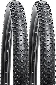 2-PCS 24" Mountain Bike Tires 24 x 2.40/60-507 Compatible with Mountain Bike 24x2.35 24x2.40 Bicycle