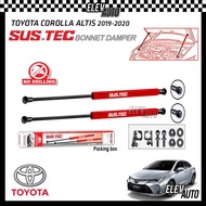 Toyota Corolla Altis GR 2019 - 2026 SUSTEC Front Hood Damper Bonnet Gas Lifter Twin Strut
