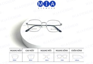 Gọng kính titan MIA EYEWEAR Vane 28383 kiểu dáng đa giác siêu nhẹ thời trang nam nữ MIA-G78 [Hoả tốc