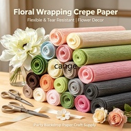 Colored Crepe Paper Rolls Thickened DIY Craft Wrapping Paper for Handmade Paper Flower Bouquet Flora