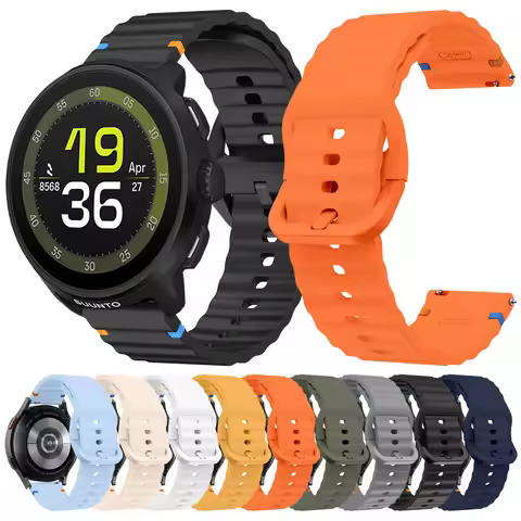 Sport Silicone 20mm 22mm Band For SUUNTO RACE RUN Watch Strap RACE S/VERTICAL/Ocean/5 9 PEAK/3 Fitne