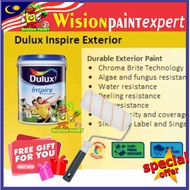 🔥READY STOCK🔥 18L ICI DULUX ( Inspire Exterior Durable ) (FREE 7" ROLLER SET ) Paint Weathershield W