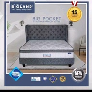 Bigland Springbed Big Pocket Plustop uk 160 - Kasur FREE BANTAL