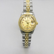 Roscani Ladies Perempuan Size Kecil Sapphire Watch Silver & Gold