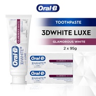 Oral-B 3DWhite Luxe Glamorous White Toothpaste (95g x 2)