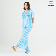 ชุดนอน SLEEPING CLOUD | ชุดนอน 100% LYOCELL ผ้านุ่ม เย็น ใส่สบาย : แขนสั้น ขายาว Smiley FRIDAY