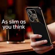 Physics Cube Straight Edge Electroplated Mobile Phone Case For Realme GT2 GT5 GT6 GT7 Pro Explorer M