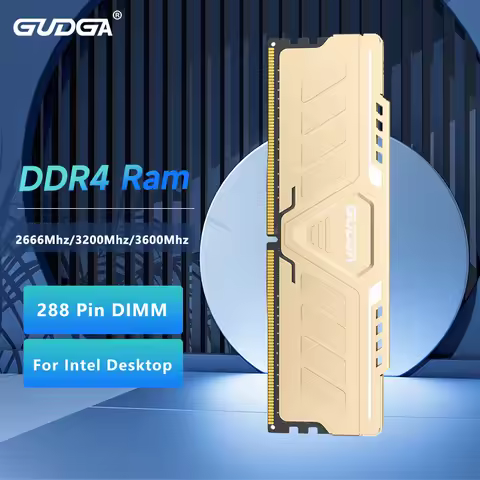 GUDGA DDR4 8GB/16GB/32GB 3600MHz/4000MHz/3200MHz 288-Pin DIMM RAM CL18 1.2V with Heatsink for Deskto