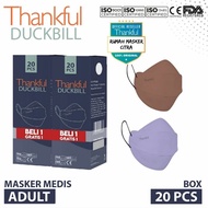 Terjangkau Masker Medis Thankful Duckbill 4Ply 4D