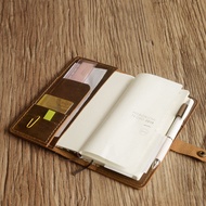 [raock] Leather Hobonichi Weeks Cover Mega Weeks Cover Notebook wallet Travelers notebook - Distress