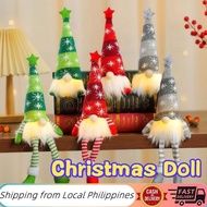Glowing Gnome Christmas Faceless Doll Elf Gnome Doll Xmas Home Desk Decoration New Year
