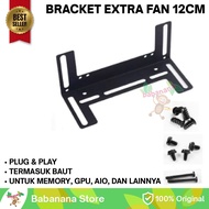 12CM EXTRA FAN BRACKET FOR GPU AIO PC MEMORY CASE DESKTOP COOLER COOLING COMPUTER CASE FAN