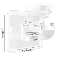 Self-Adhesive Curtain Hook Durable Good Weight Support No Need To Drill The Wall