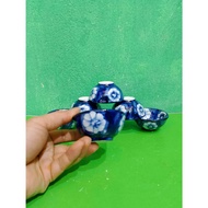Set of 10 small cups of apricot flowers 8 cm (90ml)