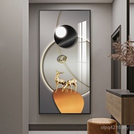 Aisle Nordic Stand-Up Home Mural Elk Crystal Corridor Geometric Abstract Atmosphere Decorative Paint
