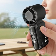 Handheld Mini Fan, 199 Speeds, 3600mAh Rechargeable Battery, LED Display, with Carry Lanyard