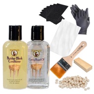 Howard butcher block conditioner wood cutting board oil mineral wood rattan premium management kit