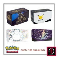 Pokemon TCG Accessories - EMPTY Elite Trainer Box - Card Storage 151 Crown Zenith Black Bolt ETB