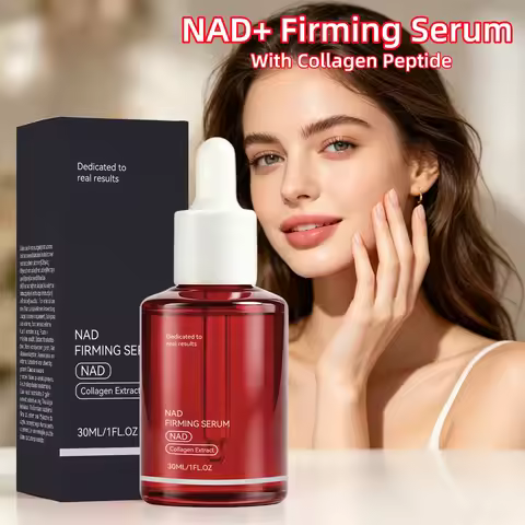 NAD+ Firming Serum Collagen Peptide Serum Improve Wrinkle & Fine Lines Enhance Skin Elasticity White
