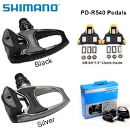 Khóa Bàn Đạp Tự Khóa SHIMANO PD-R540 Khóa Xe Đạp Đường Trường Kèm SH11 Màu Vàng Hộp Mới Nguyên Màu Đ