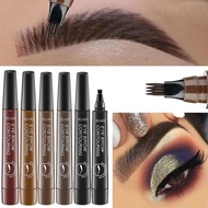 Eyebrow Pencil Long-Lasting Waterproof Eyebrow Pencil Fork Eyebrow Pencil Four-Piece Set H9o3DQ3C6