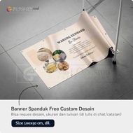 Print PRINTING BANNER BANNER BANNER WARUNG SEMBAKO CUSTOM DESIGN