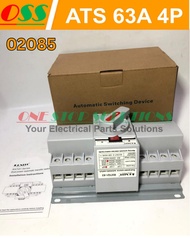 ATS Automatic Transfer Switch Untuk Pindah Otomatis Genset Dan PLN ATS GENSET 63A 4P 4 POLE