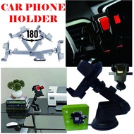 360 Degree Car Cellphone Holder / Car Holder / Gps Holder / Universal Smartphone & Tablet Holder