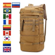 Waterproof Travel 60L Tactical Backpack Men Outdoor Multiftional Large Capacity Hand Lage Bag Rucksa