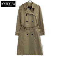 Aquascutum 1253521-81 米色襯裡風衣 6F [二手]