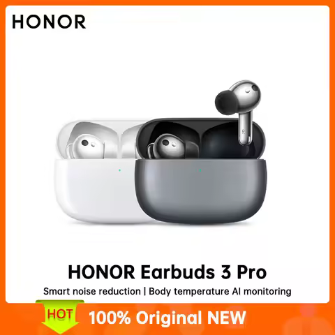 Honor Earbuds 3 Pro Ultra-wideband coaxial dual unit Scene-based smart noise reduction Body temperat