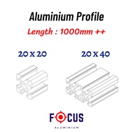 1000mm Above Aluminium Profile 2020 2040 2cm x 2cm 2cm x 4cm