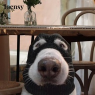 [Ioensy] Dog Costume Funny Knitted Ears Warm Hat Pet Windproof Medium Large Dogs Dog Winter Hat Dog 