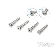Tworks TP-119-HB 64 Titanium Screw Type Shock Pin Set ( For HB D819/817 /RC8 B4.1) LT 2pcs. RT 2pcs.