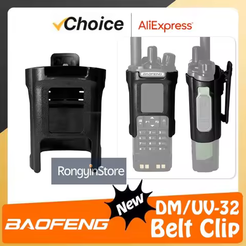 Baofeng UV-32 Belt Holder Case with Clip Walkie Talkie Carry Holster Case DM-32 Radio Belt Holster O