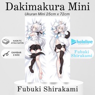 Dakimakura Mini FUBUKI SHIRAKAMI Hololive Anime Waifu Mini FUBUKI Hololive Pillow