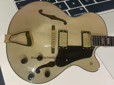New Arrival G Custom L-5 Jazz Guitar CES Archtop Semi Hollow Electric Guitar In Stock