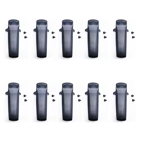 10PCS/Lot Battery Belt Clip w/Screws for Hytera HYT PD700 PD780 PD788 PD980 PT-580H TC-720S PD600 TC