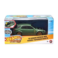 Hotwheels 2026 Pull-Back Speeders 1:43 Mix 2 - ‘03 Subaru Impreza WRX Wagon/ Remorque Bugeye (Green)