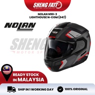 NOLAN N90-3 LIGHTHOUSE N-COM (047) Full Face Helmet Motor Topi Keledar Keselamatan Full Face Superbi