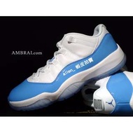 【 AMBRAI.com 】現貨中 NIKE AIR JORDAN 11 RETRO LOW UNC 北卡藍 喬丹 528895-106