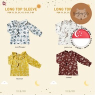SL1 BohoPanna/ BohoBaby Long Sleeve Top (1Y 2Y 3Y 4Y 5-6Y 7-8Y) - Girl/ Children