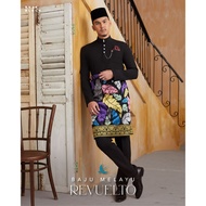 [Free Sampin] Baju Melayu Elrah Revuelto [Black, Grey, White Series]