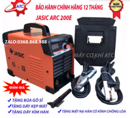 Máy hàn điện tử 🔥FREESHIP🔥 Tặng bộ mặt nạ Hàn bó 20 que hàn Hàn que 4 ly máy hàn JASIC ARC-200E mới