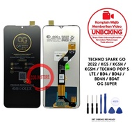 LCD Fullset + Touchscreen Tecno Spark Go 2022 - KG5 / KG5H / KG5M / Tenvo Pova 5 LTE -BD4 / Tecno 5 