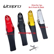 [SG SELLER] Litepro 16/20in Bike Mudguard Fender Front Rear Bike Mud Guard Foldie Wings FNHON Crius 