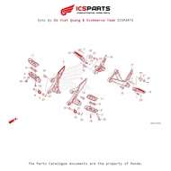 Footrest - Footrest (F-30-A) HONDA Cbr500R (2019) Parts Catalogue